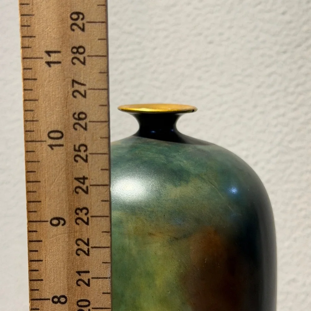 Antique Vienna Austria Hand Painted Portrait Vase 11